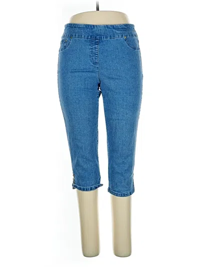 Pre-owned Ruby Rd. Jeggings In Blue