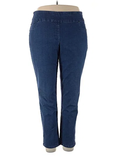 Pre-owned Ruby Rd. Jeggings In Blue