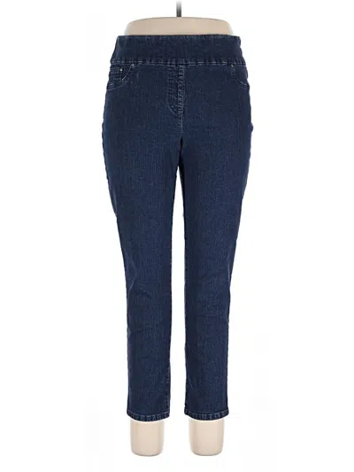 Pre-owned Ruby Rd. Jeggings In Blue