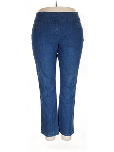 Pre-owned Ruby Rd. Jeggings In Blue