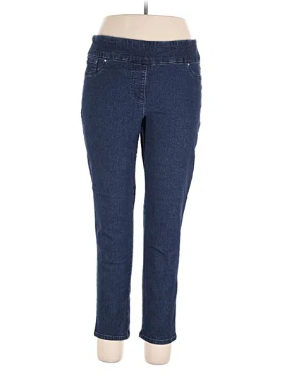 Pre-owned Ruby Rd. Jeggings In Blue
