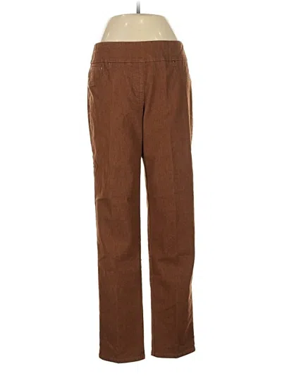 Pre-owned Ruby Rd. Jeggings In Brown