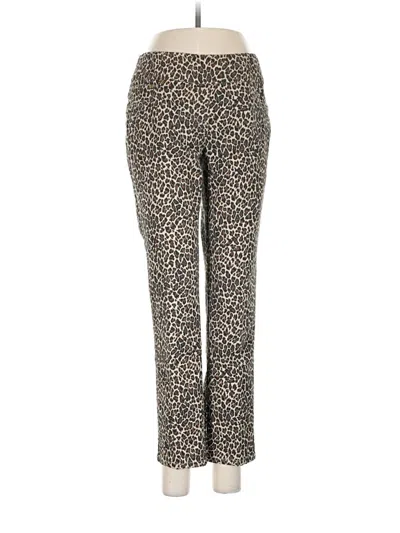 Pre-owned Ruby Rd. Jeggings In Brown
