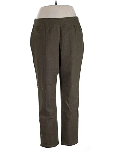 Pre-owned Ruby Rd. Jeggings In Green