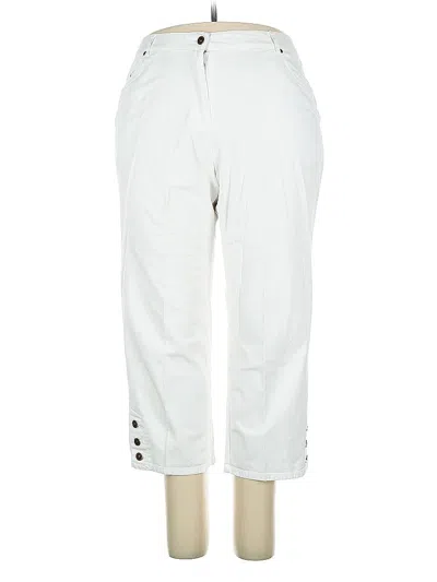 Pre-owned Ruby Rd. Jeggings In White