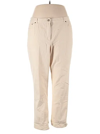 Pre-owned Ruby Rd. Jeggings In White