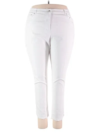 Pre-owned Ruby Rd. Jeggings In White