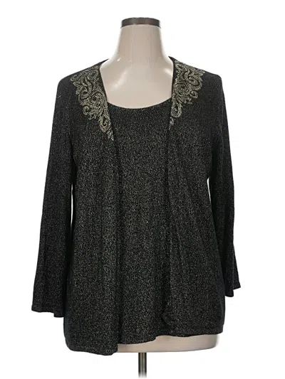 Pre-owned Ruby Rd. Kimono In Black