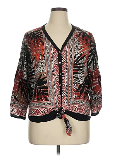 Pre-owned Ruby Rd. Kimono In Black