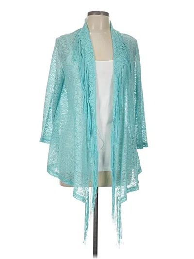 Pre-owned Ruby Rd. Kimono In Blue