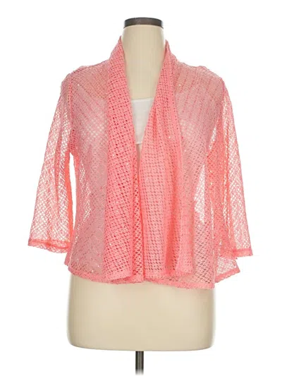 Pre-owned Ruby Rd. Kimono In Pink