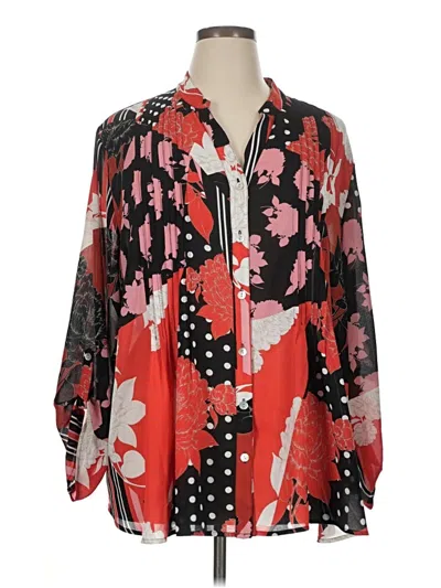 Pre-owned Ruby Rd. Kimono In Red