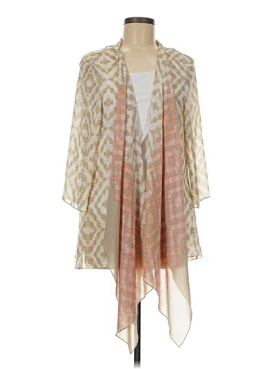 Pre-owned Ruby Rd. Kimono In White