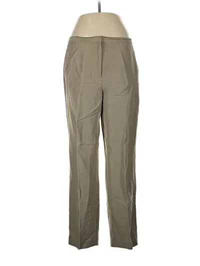 Pre-owned Ruby Rd. Linen Pants In Green