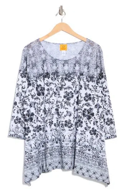 Ruby Rd. Ruby Rd Long Sleeve Tunic Top