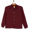 Ruby Rd. Ruby Rd Novelty Scuba Knit Jacket In Red