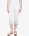 Ruby Rd. Petite Dreamy Clamdigger Pants In White