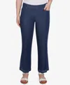 Ruby Rd. Petite Eyelet Embroidered Dark Bootcut Jeans In Indigo