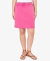 Ruby Rd. Petite French Terry Pull-on Skort In Pink