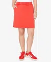 Ruby Rd. Petite French Terry Pull-on Skort In Red