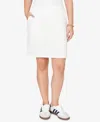 Ruby Rd. Petite French Terry Pull-on Skort In White
