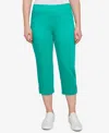 Ruby Rd. Petite Ladder Hem Soft Denim Capri Jeans
