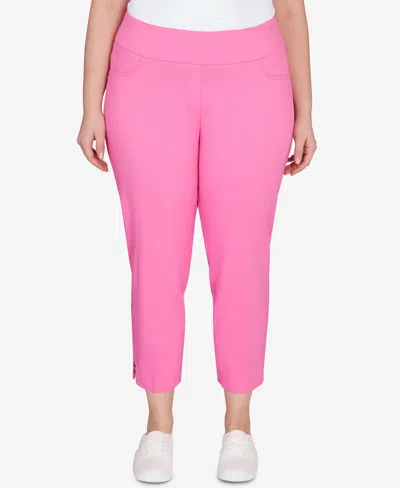 Ruby Rd. Plus Size Ankle Tech Pant In Rosette