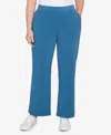 Ruby Rd. Plus Size Luxe Rib Knit Leisure Pants In Blue