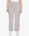 Ruby Rd. Plus Size Luxe Rib Knit Leisure Pants In Gray