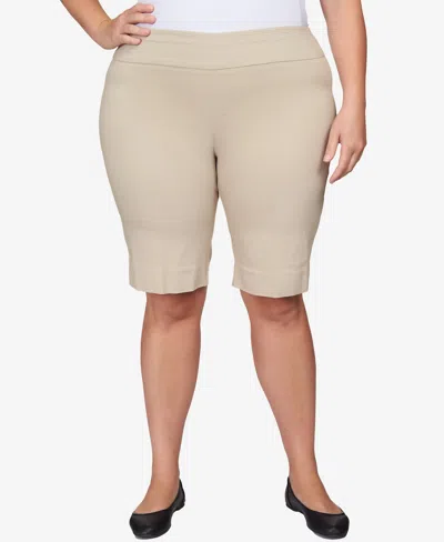 Ruby Rd. Plus Size Pull On Tech Bermuda Shorts