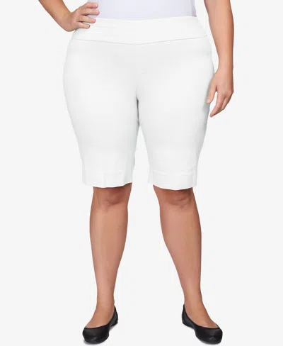 Ruby Rd. Plus Size Pull On Tech Bermuda Shorts