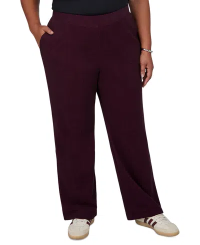 Ruby Rd. Plus Size Pull-on Straight Pants In Multi