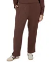 Ruby Rd. Plus Size Pull-on Straight-leg Knit Pants In Black