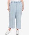 Ruby Rd. Plus Size Snow Washed Wide Leg Pants
