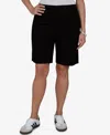 Ruby Rd. Plus Size Soft Hand Twill Shorts In Black