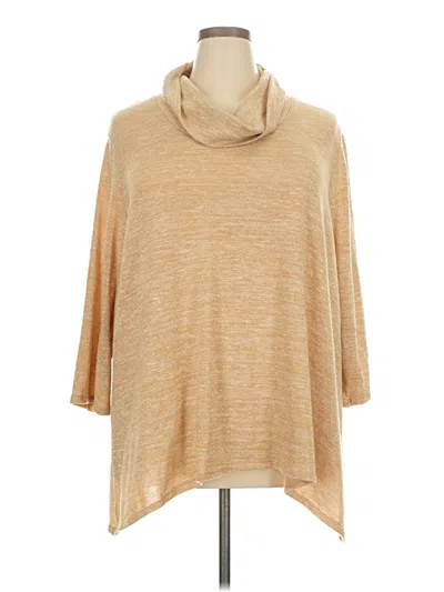 Pre-owned Ruby Rd. Poncho In Tan