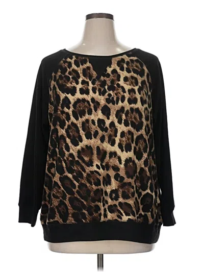 Pre-owned Ruby Rd. Pullover Sweater In Black