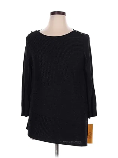 Pre-owned Ruby Rd. Pullover Sweater In Black