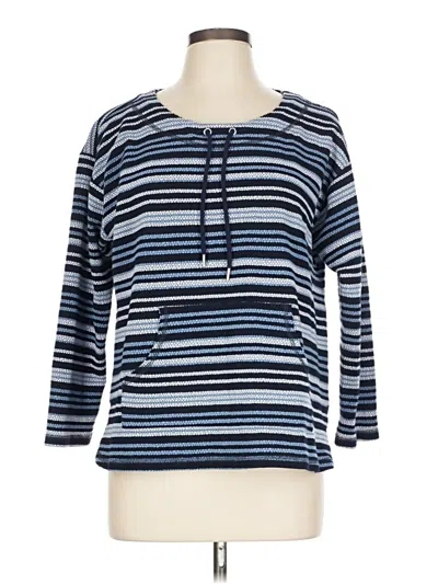 Pre-owned Ruby Rd. Pullover Sweater In Blue