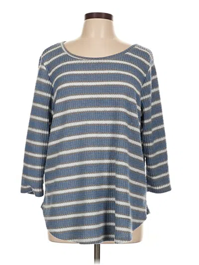 Pre-owned Ruby Rd. Pullover Sweater In Blue