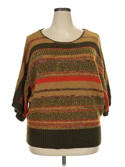 Pre-owned Ruby Rd. Pullover Sweater In Brown