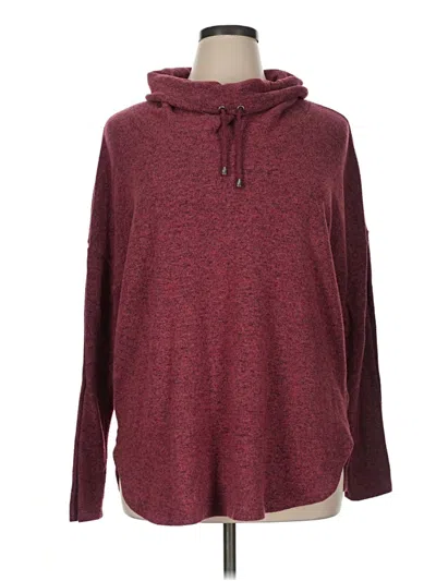 Pre-owned Ruby Rd. Pullover Sweater In Burgundy