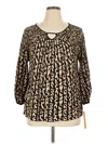 Ruby Rd. Pullover Sweater In Gold