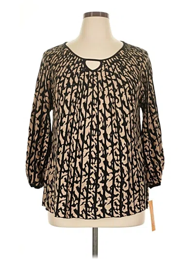 Ruby Rd. Pullover Sweater In Gold