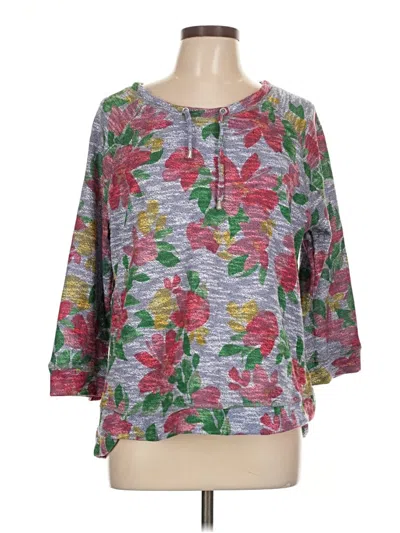 Pre-owned Ruby Rd. Pullover Sweater In Gray