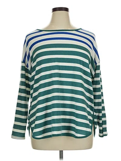 Pre-owned Ruby Rd. Pullover Sweater In Green