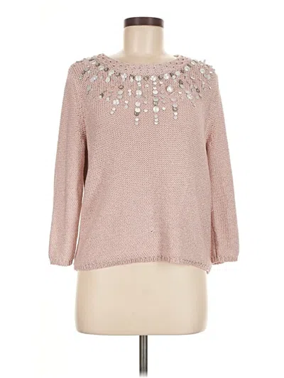 Pre-owned Ruby Rd. Pullover Sweater In Pink