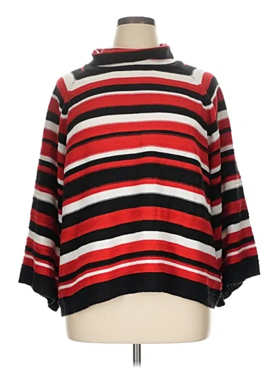 Pre-owned Ruby Rd. Pullover Sweater In Red