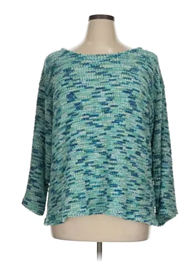 Pre-owned Ruby Rd. Pullover Sweater In Teal