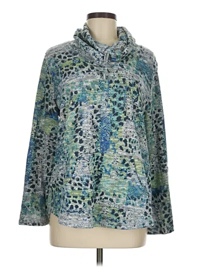 Pre-owned Ruby Rd. Pullover Sweater In Teal